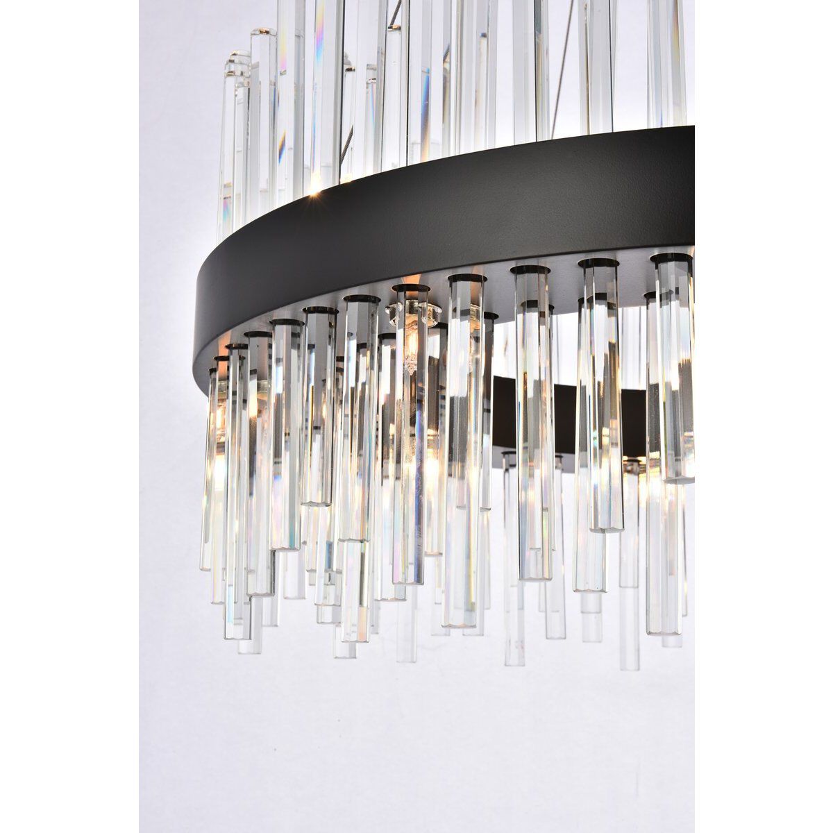 Dallas 16 Light 25 inch Black Pendant Ceiling Light