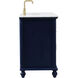 Rhodes 48 X 22 X 35 inch Blue Vanity Sink Set