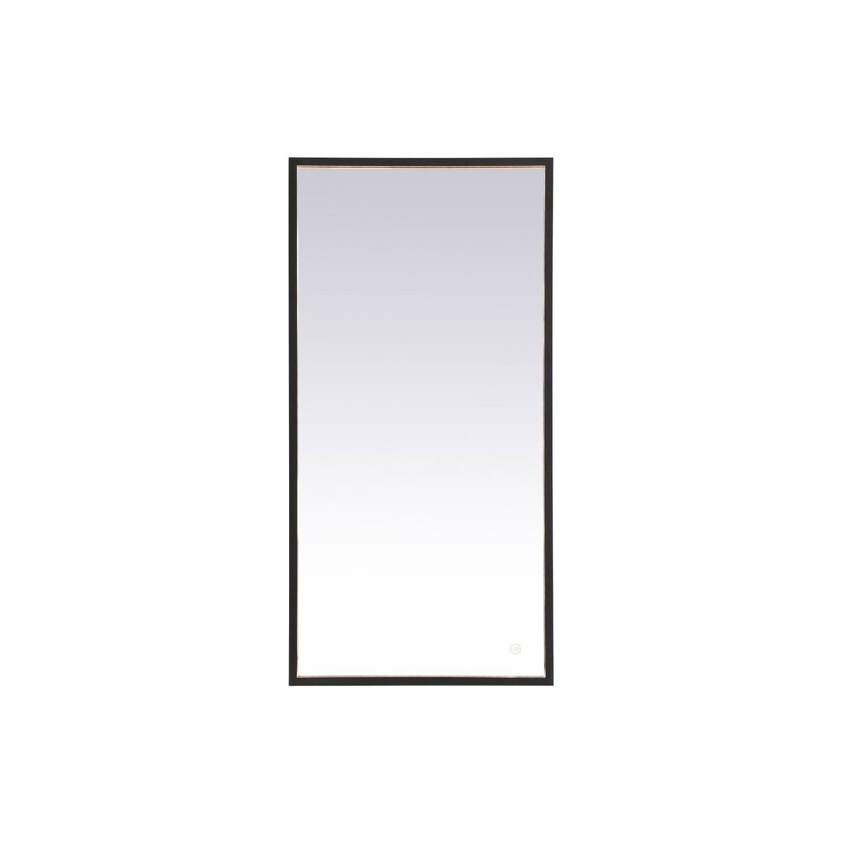 Pier 30 X 20 inch Black LED Mirror