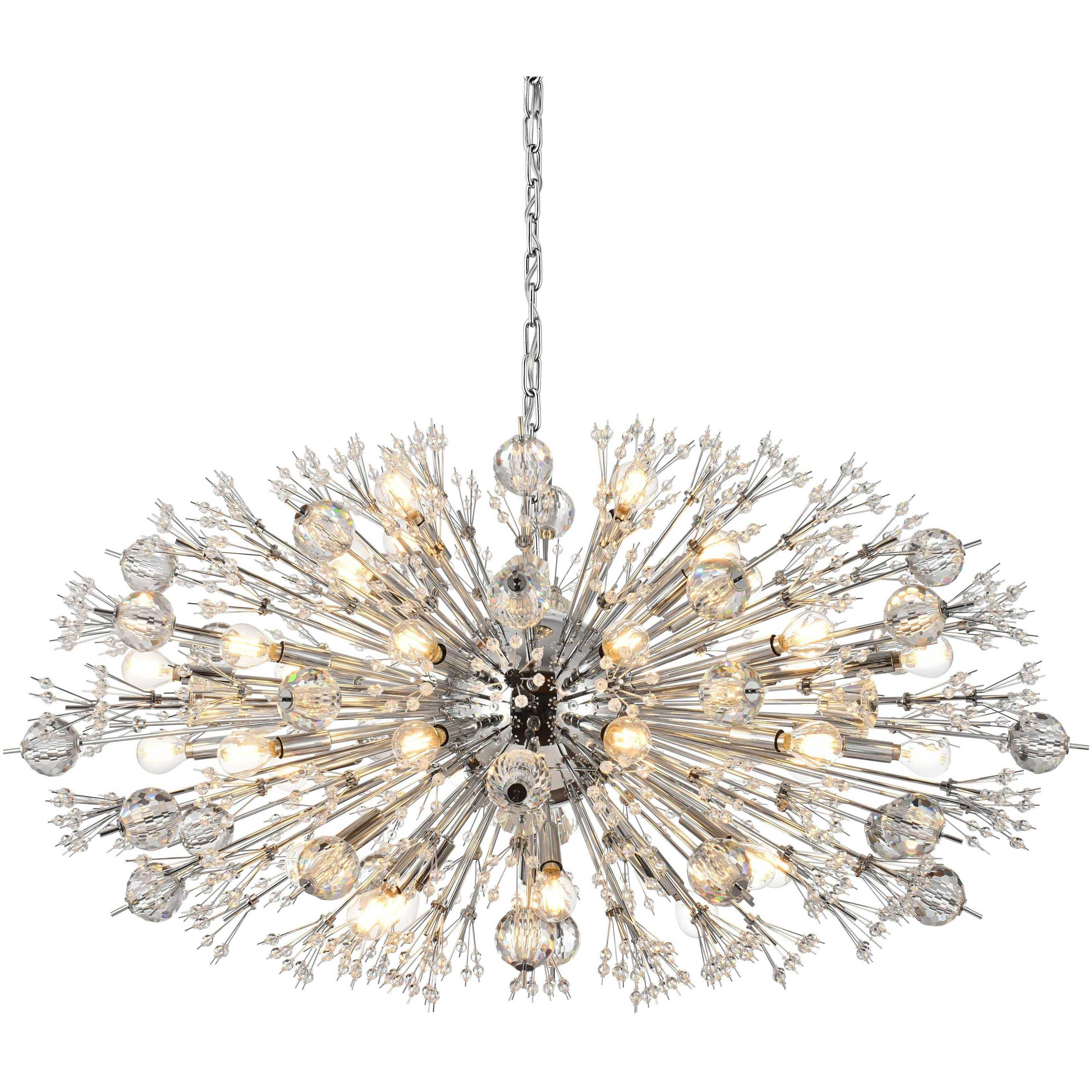 Vera 38 Light 23 inch Chrome Pendant Ceiling Light