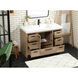 Wyatt 48 X 22 X 34 inch Natural Oak Vanity Sink Set