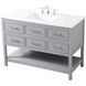 Sinclaire 48 X 22 X 34 inch Gray Vanity Sink Set