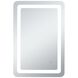 Genesis 30 X 18 inch Glossy White LED Mirror