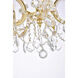 Maria Theresa 6 Light 20 inch Gold Dining Chandelier Ceiling Light in Clear, Royal Cut