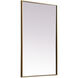 Eternity 36 X 24 inch Brass Mirror in 24 x 36