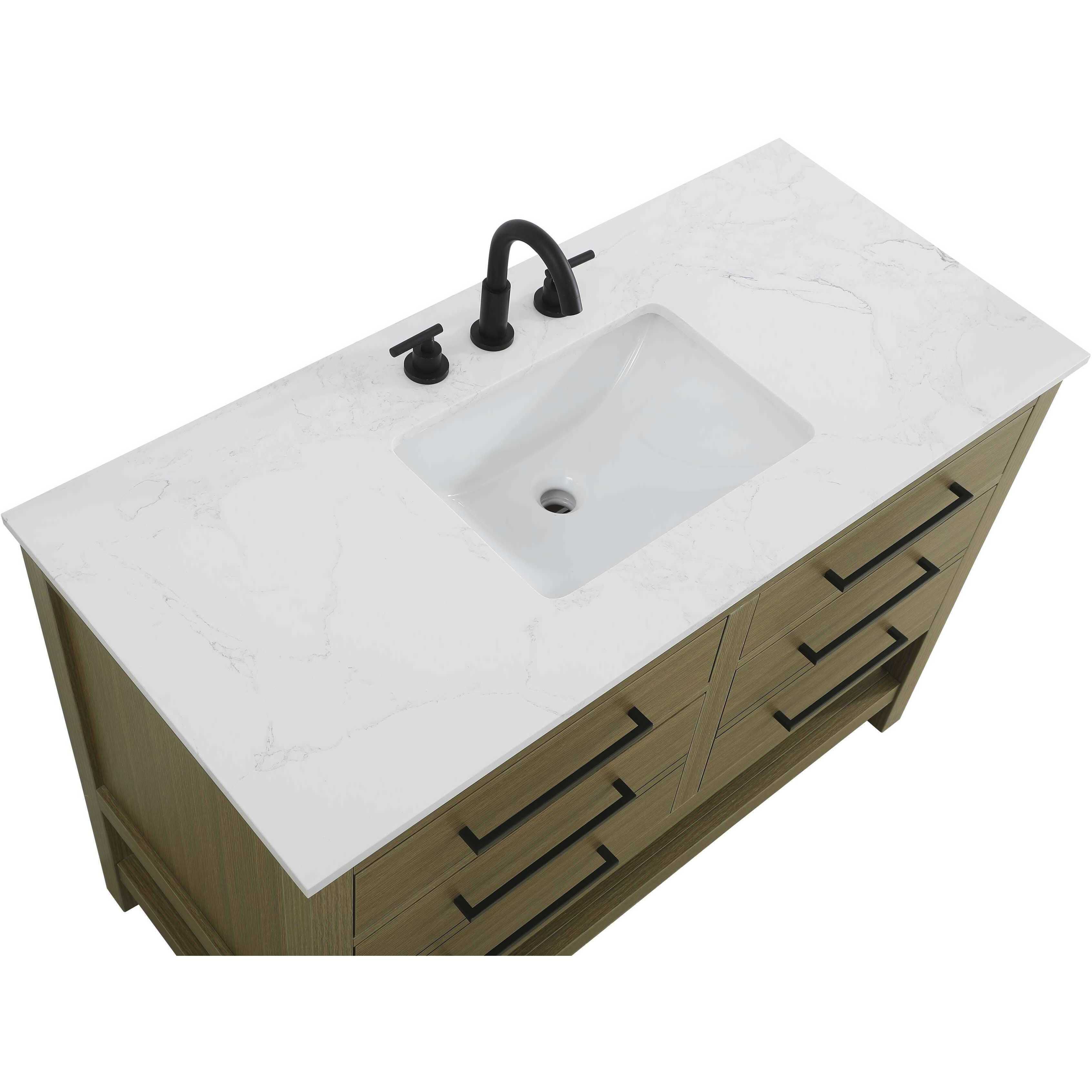 Karson 48 X 34 inch Chestnut Brown Bathroom Vanity Cabinet