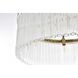 Harlow 6 Light 24 inch Satin Gold Chandelier Ceiling Light