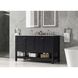 Theo 54 X 34 inch Black Bathroom Vanity Cabinet