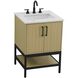 Lennox 24 X 34 inch Honey Brown Bathroom Vanity Cabinet