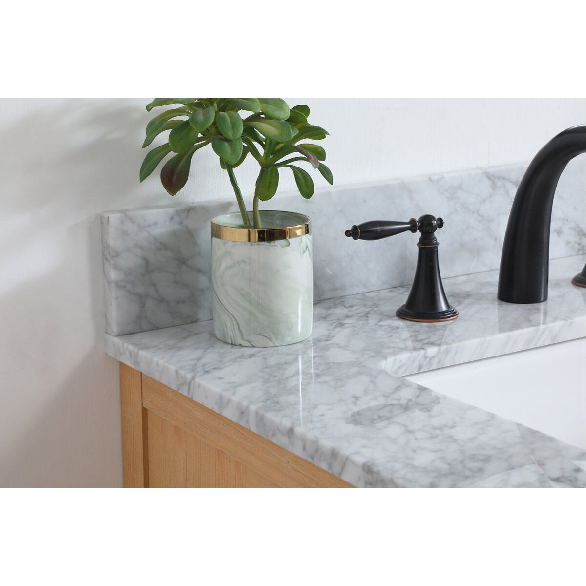 Franklin 36 X 22 X 35 inch Natural Wood Bathroom Vanity Cabinet