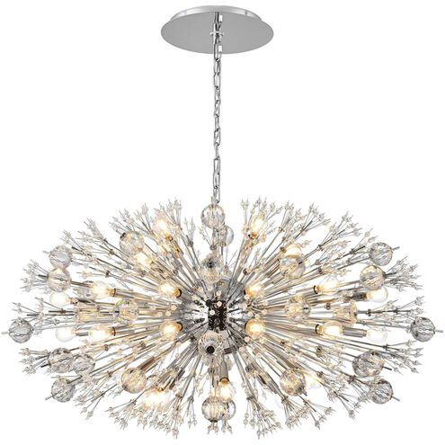 Vera 38 Light 23 inch Chrome Pendant Ceiling Light