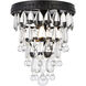 Nordic 1 Light 9 inch Black Flush Mount Ceiling Light