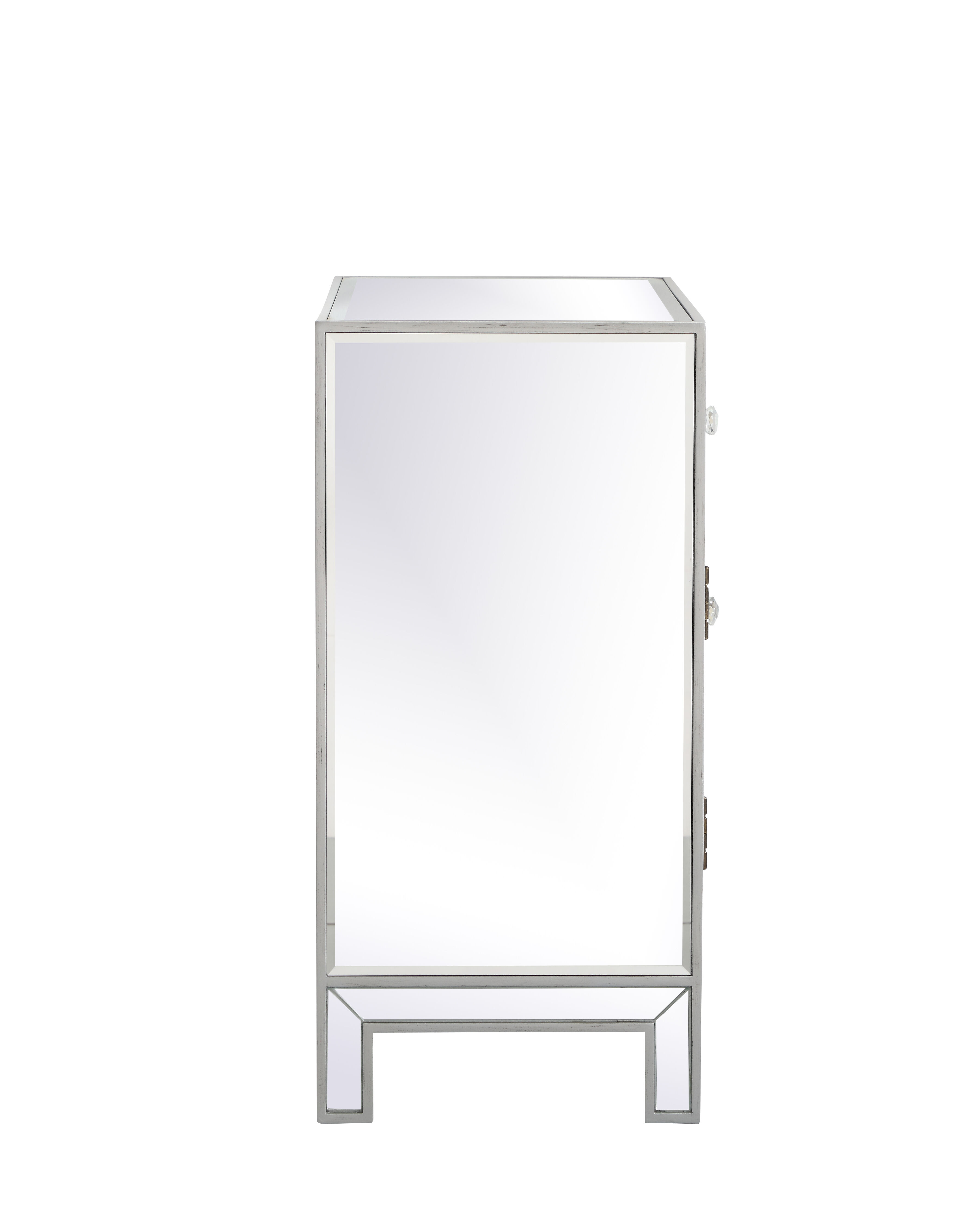 Modern Antique Silver Cabinet