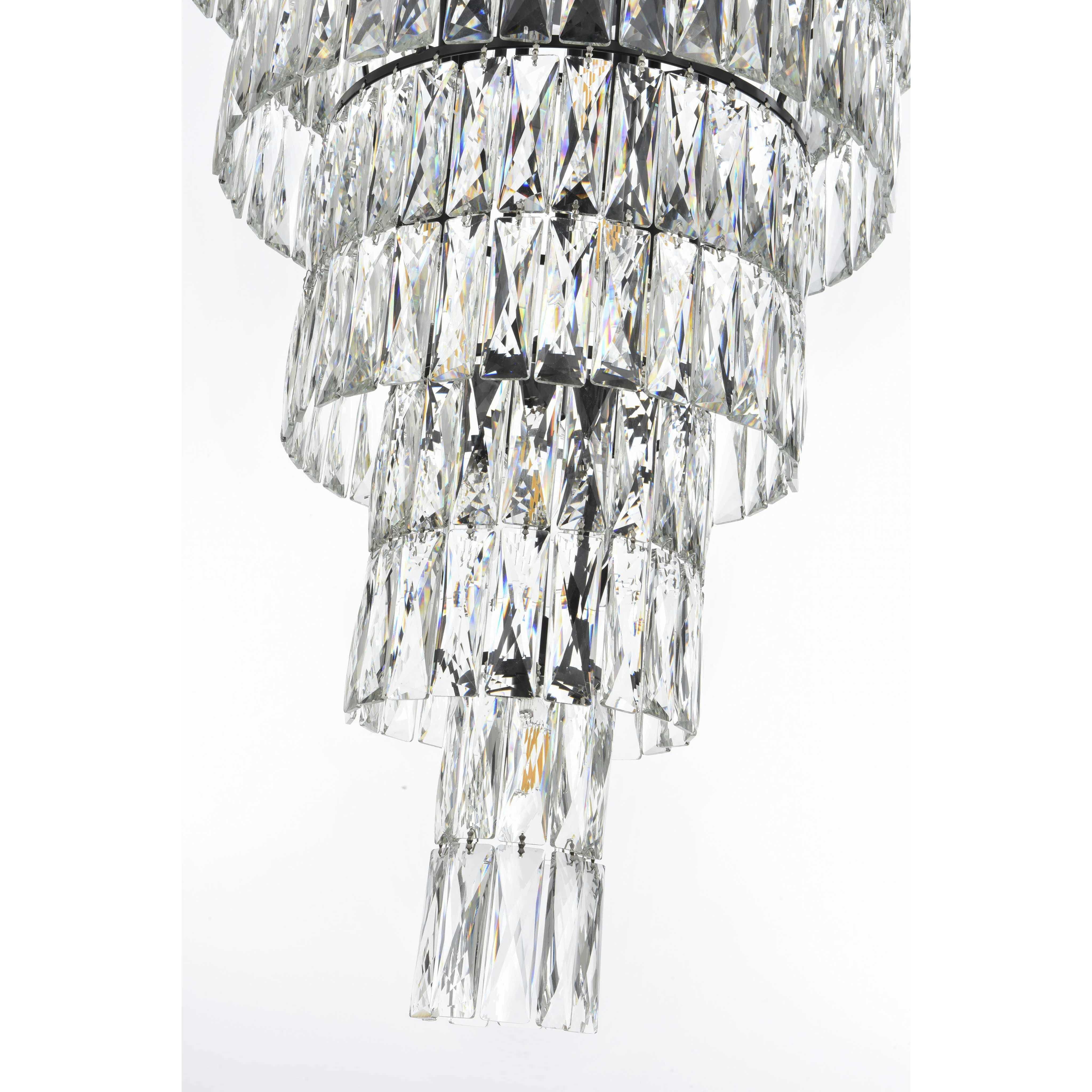 Josephine 41 Light 32 inch Black Chandelier Ceiling Light