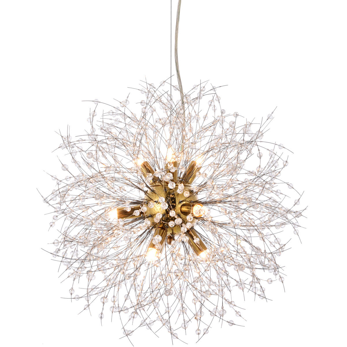 Solace 9 Light 18 inch Gold Pendant Ceiling Light