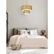 Willow 8 Light 24 inch Satin Gold Chandelier Ceiling Light
