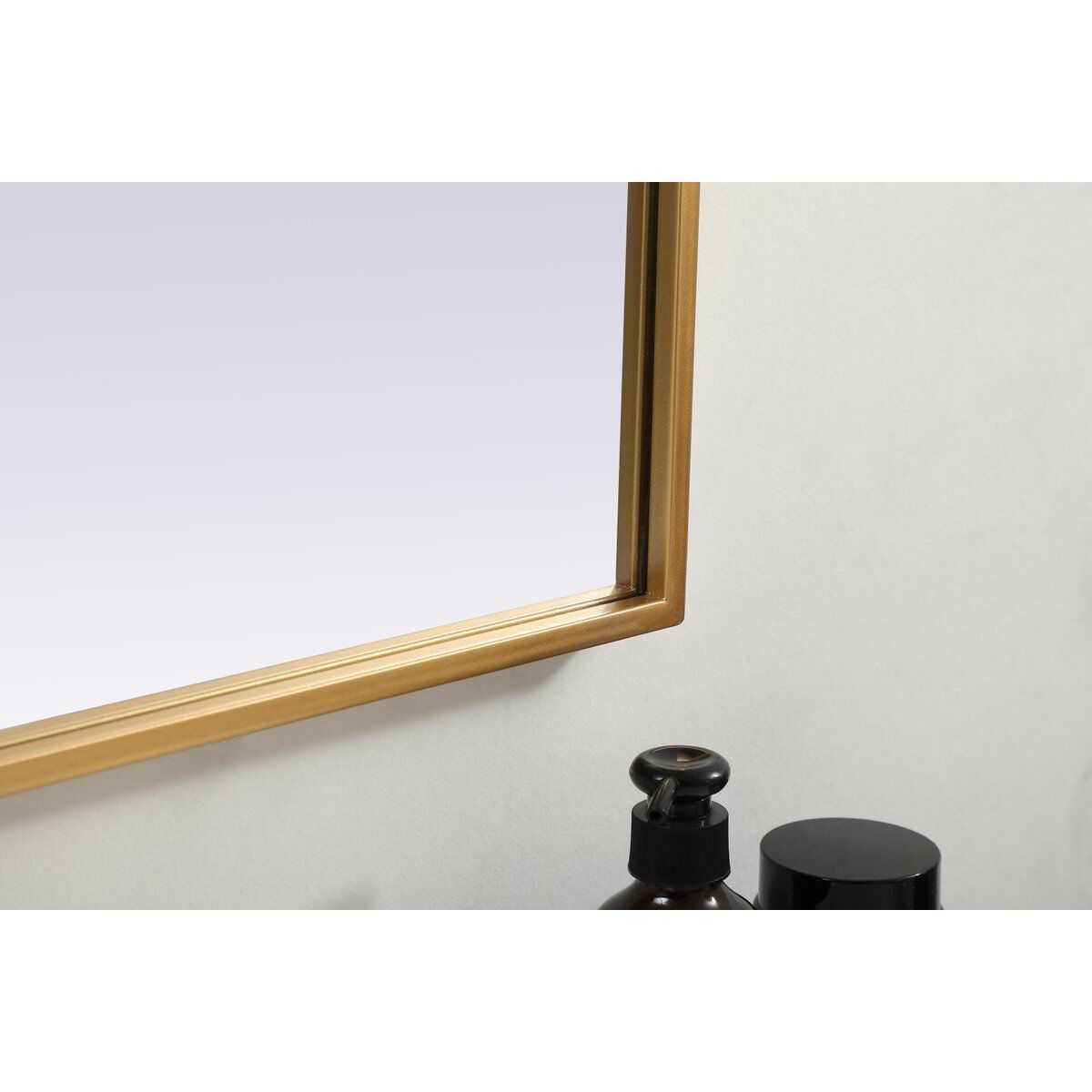 Blaire 36 X 30 inch Brass Mirror