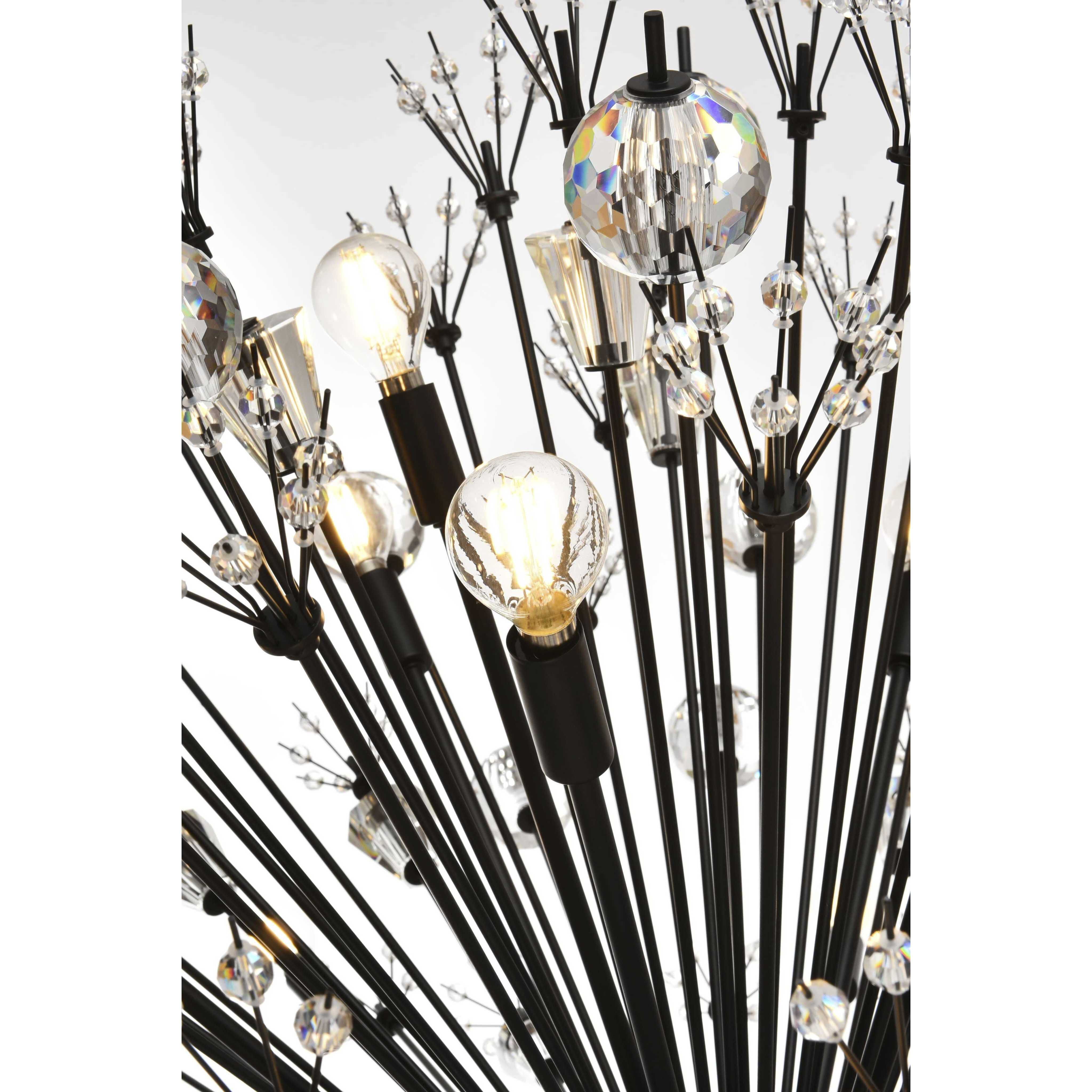 Vera 32 Light 44 inch Black Pendant Ceiling Light