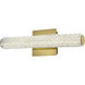 Bowen 1 Light 18 inch Satin Gold Wall Sconce Wall Light