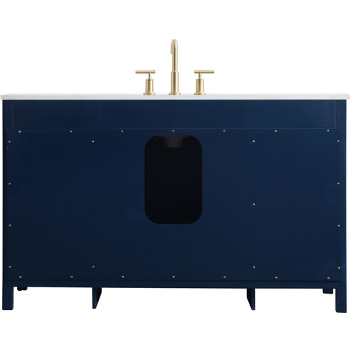 Irene 54 X 22 X 34 inch Blue Vanity Sink Set