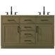 Alden 54 X 35 inch Chestnut Brown Bathroom Vanity Cabinet