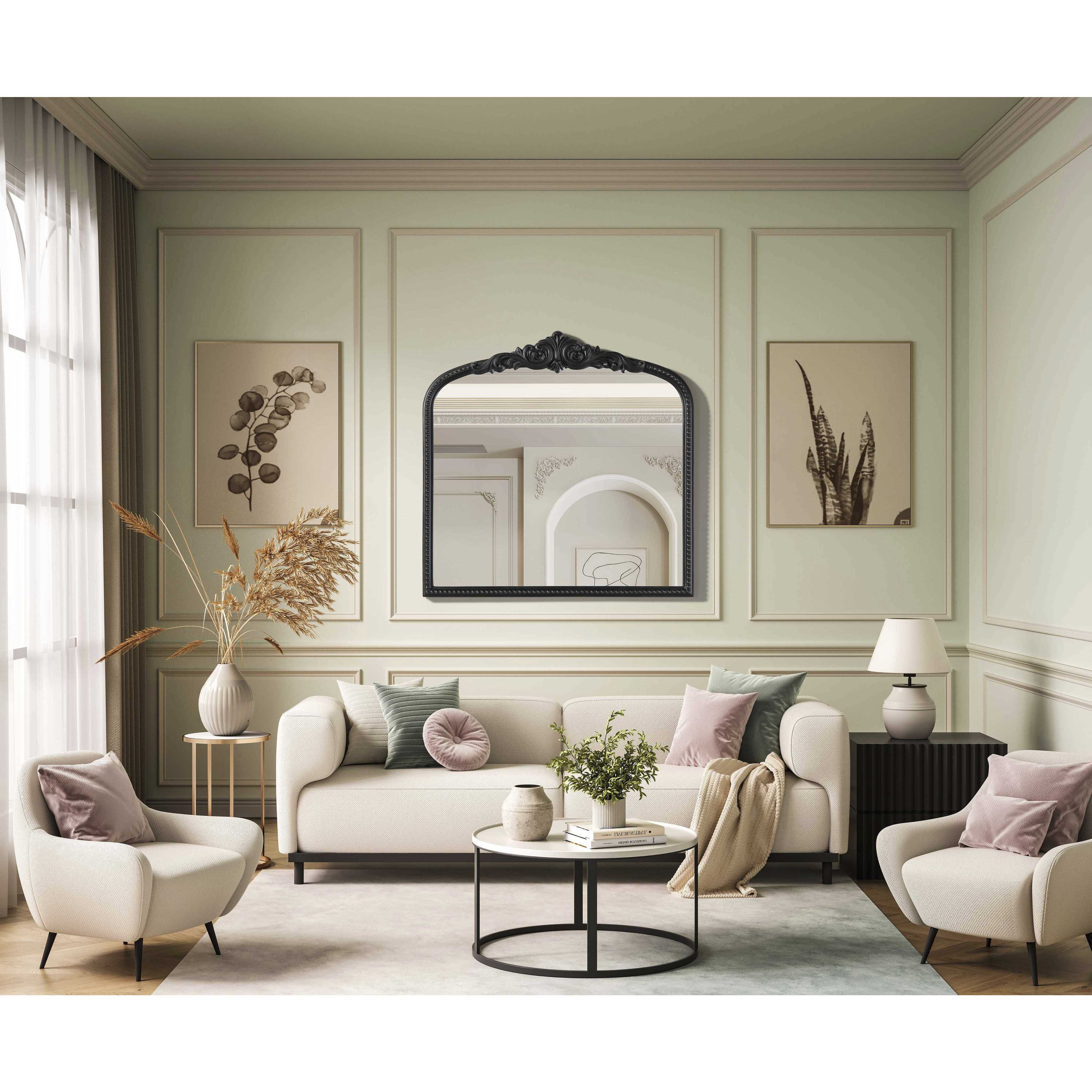 Naomi 36 X 36 inch Vintage Bronze Mirror