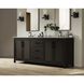 Alina 84 X 34 inch Chocolate Oak Bathroom Vanity Cabinet