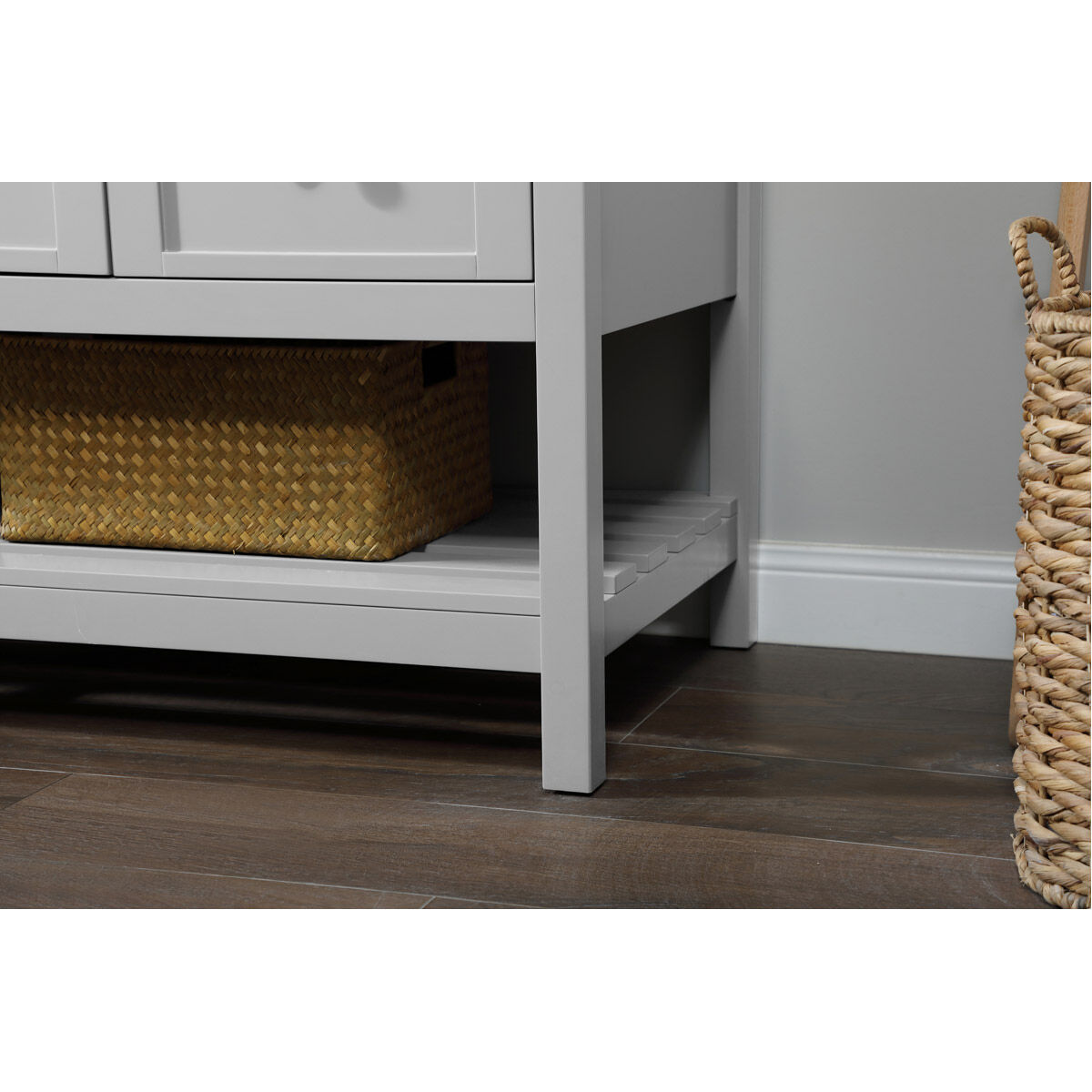 Theo 60 X 22 X 34 inch Gray Vanity Sink Set