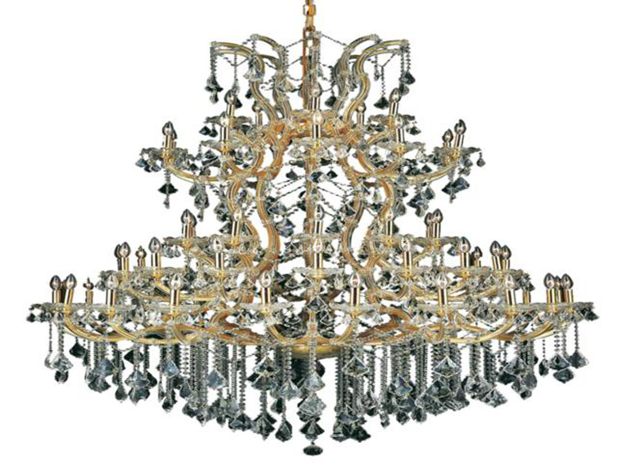 Maria Theresa 61 Light 54 inch Gold Foyer Ceiling Light in Clear, Royal Cut