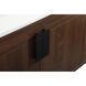 Eugene 60 X 22 X 34 inch Walnut Vanity Sink Set