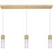 Constellation LED 5 inch Gold Pendant Ceiling Light
