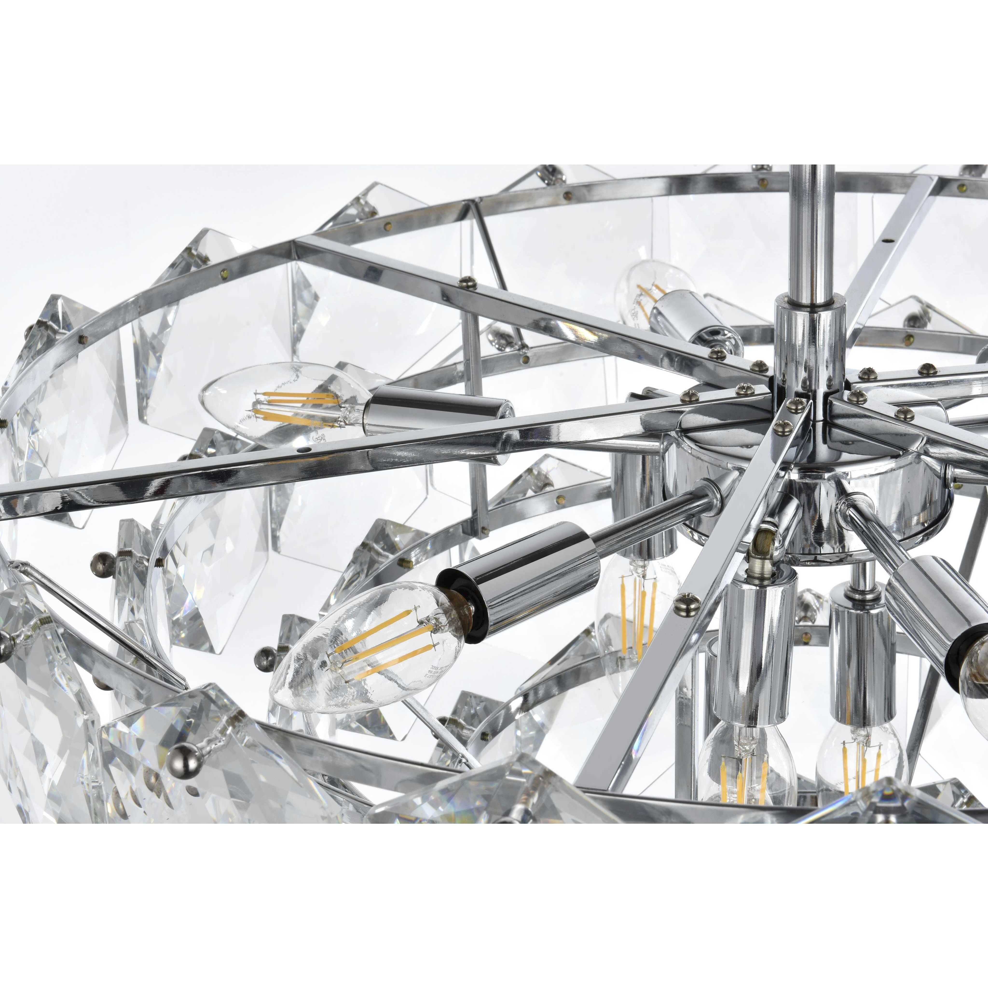 Adaline 11 Light 24 inch Chrome Chandelier Ceiling Light