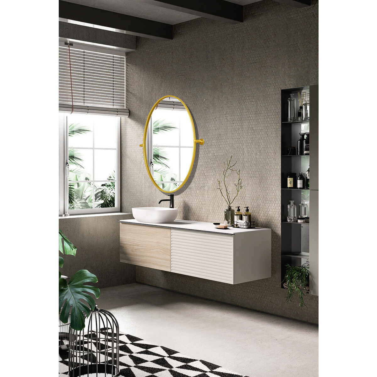 Everly 32 X 21 inch Gold Mirror