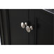 Park Avenue 60 X 22 X 35 inch Black Vanity Sink Set