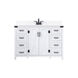 Grant 48 X 19 X 34 inch White Vanity Sink Set