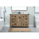 Grant 48 X 19 X 34 inch Natural Oak Vanity Sink Set in Not Included