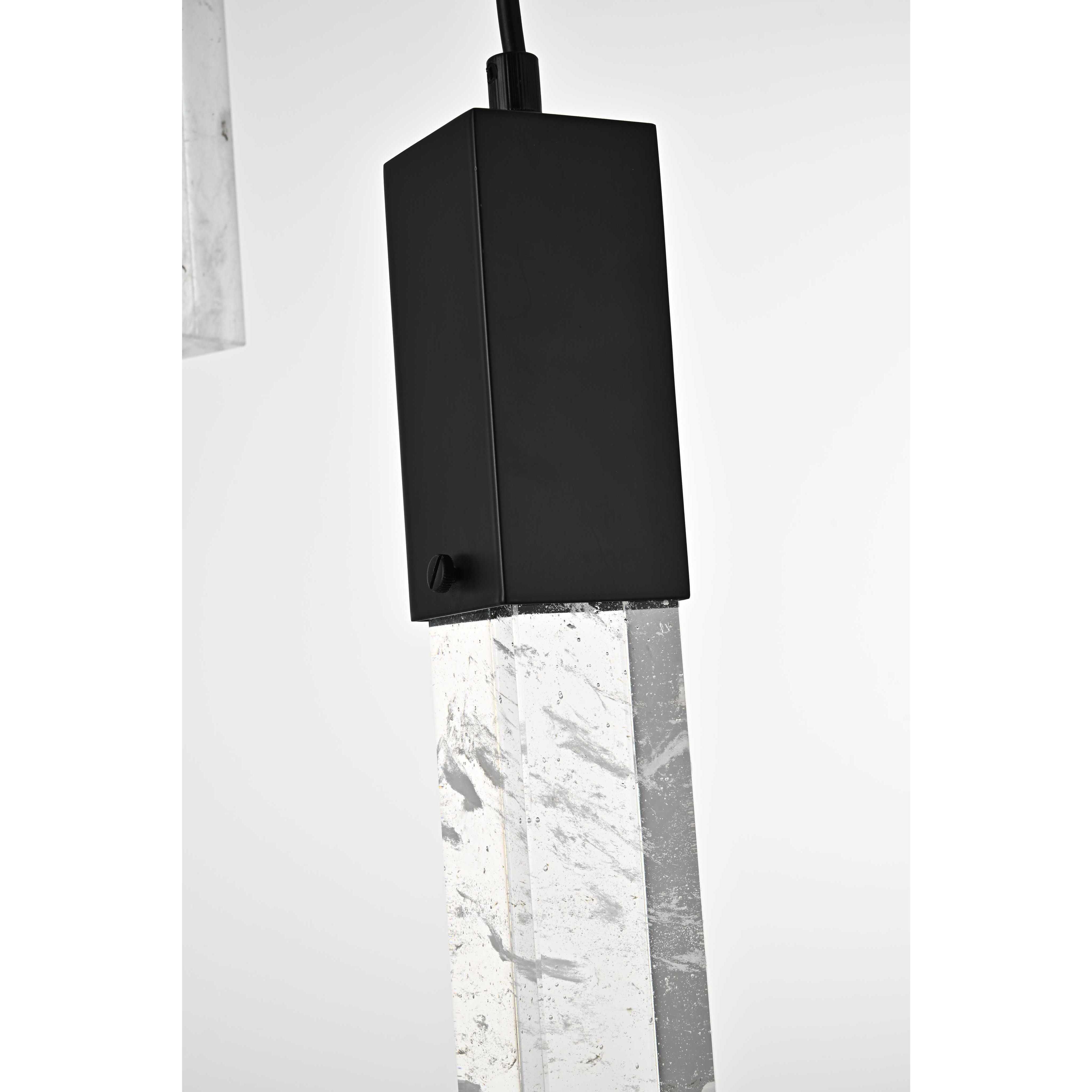 Aurora 10 Light 12 inch Black Pendant Ceiling Light