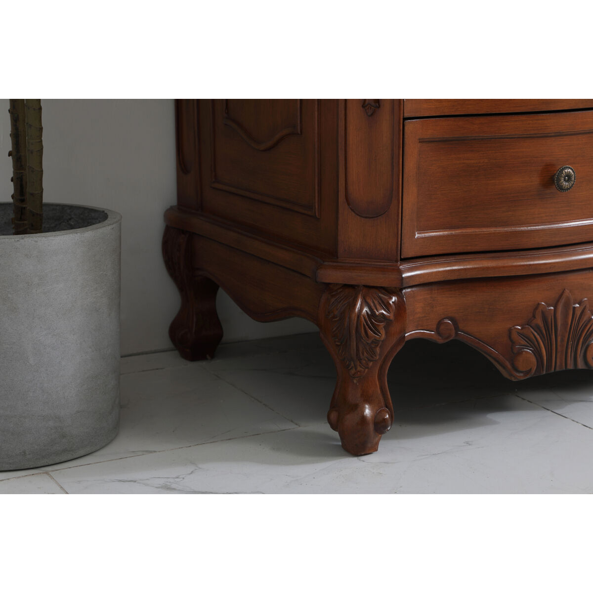 Danville 60 X 21 X 36 inch Teak Vanity Sink Set