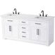 Remington 72 X 35 inch White Bathroom Vanity Cabinet