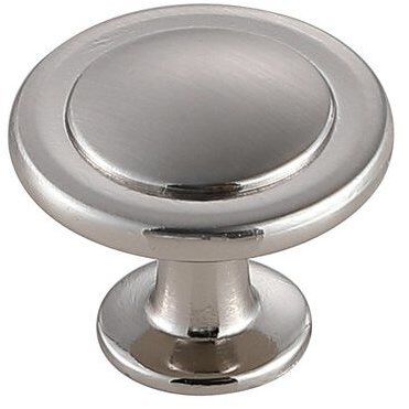 Logyn Brushed Nickel Hardware Cabinet Knob, Set of 10