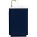 Blake 48 X 22 X 34 inch Blue Vanity Sink Set