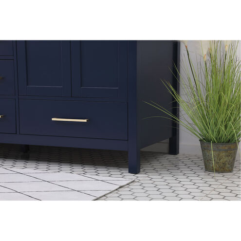 Irene 60 X 22 X 34 inch Blue Vanity Sink Set