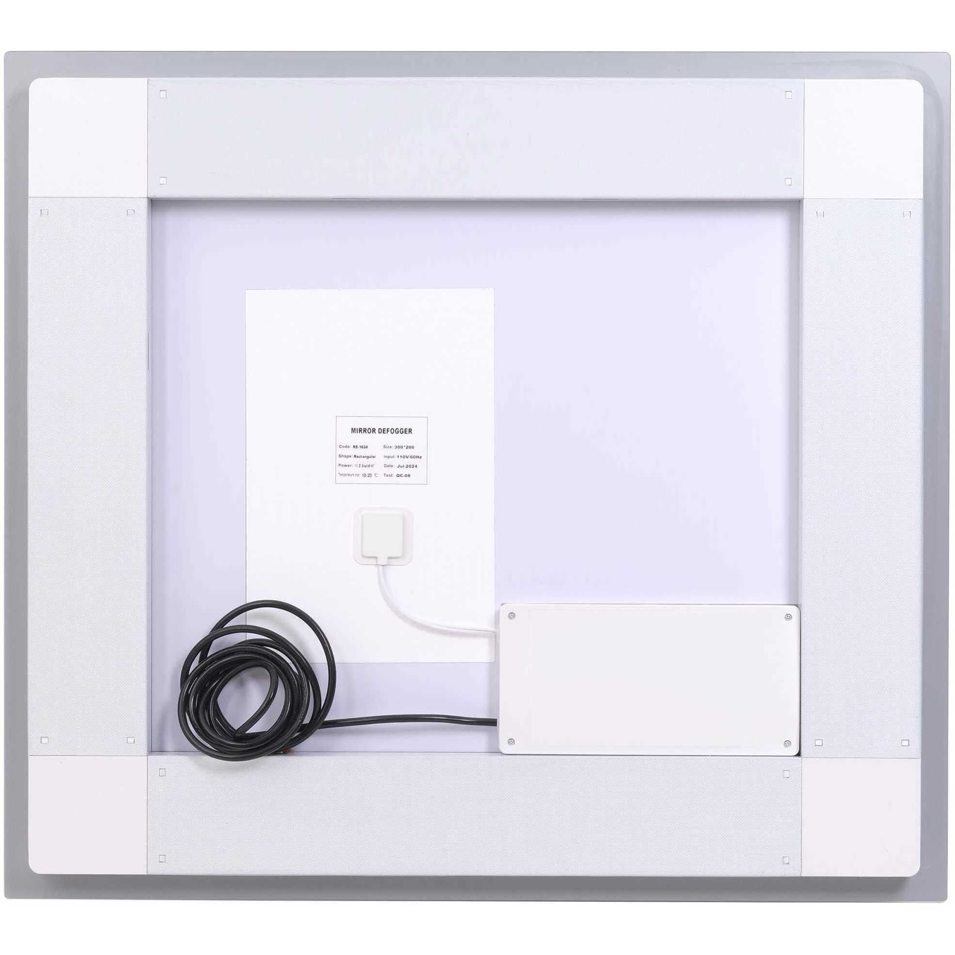 Riven 30 X 27 inch White LED Mirror