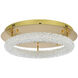 Bowen 1 Light 22 inch Satin Gold Flush Mount Ceiling Light