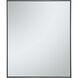 Monet 36 X 30 inch Black Wall Mirror
