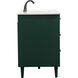 Baldwin 48 X 22 X 34 inch Green Vanity Sink Set