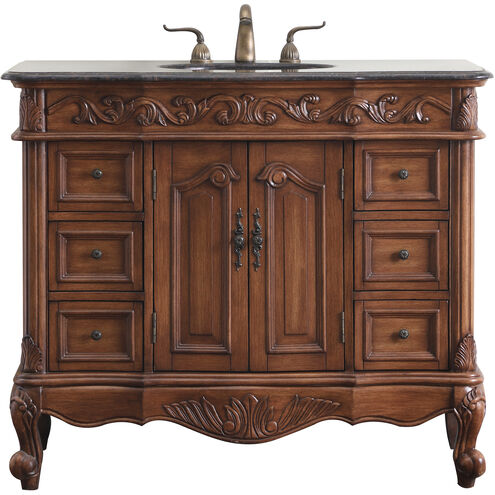 Oakland 84 X 22 X 72 inch Teak Vanity Sink Set