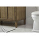 Park Avenue 60 X 22 X 35 inch Driftwood Vanity Sink Set