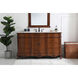 Danville 60 X 21 X 36 inch Teak Vanity Sink Set