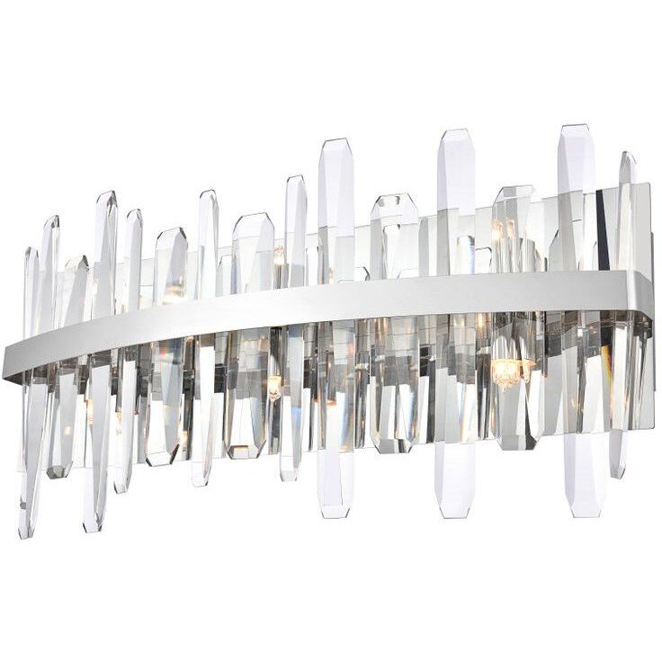 Serena 6 Light 24 inch Chrome Bath Sconce Wall Light